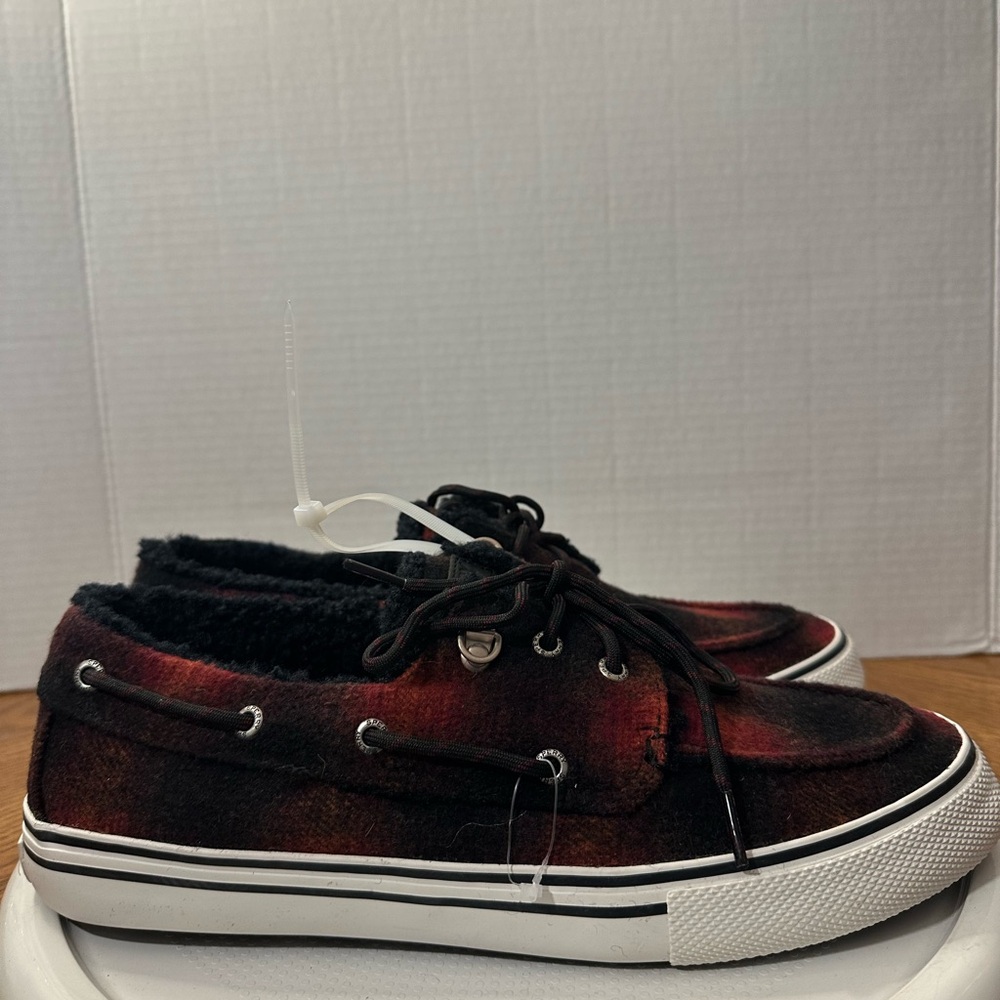 🆕Sperry Men's Buffalo Plaid Wool Sneakers - Picture 10 of 13